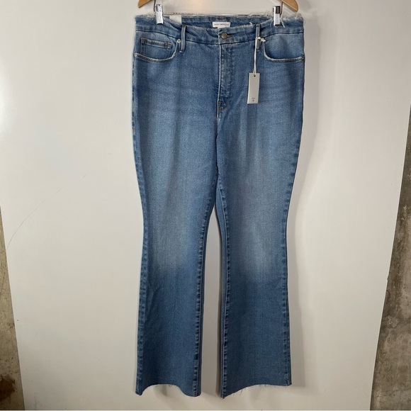 Good American Good Classic Boot Cut Jeans Size 15 - Picture 4 of 11
